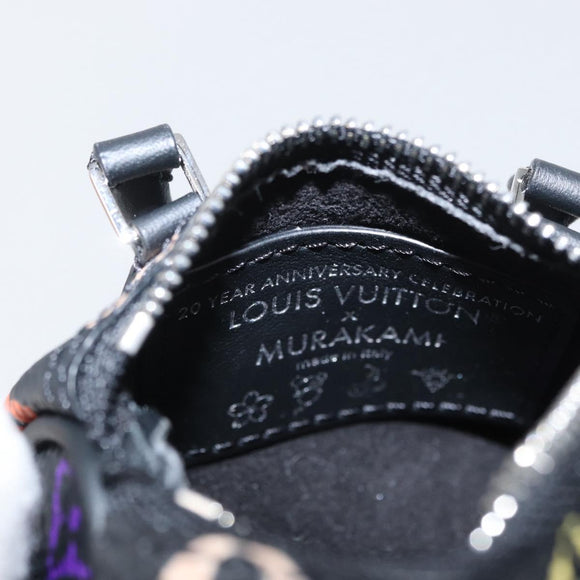 LOUIS VUITTON Multicolor Micro Speedy Bag Charm Black M02459 LV Auth 168038SM