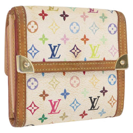 LOUIS VUITTON Multicolor Porte Monnaie Billets Cartes Credit M92983 Auth 168040