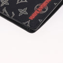 LOUIS VUITTON Monogram ink Brazza Portefeuille Wallet Navy M62893 LV Auth 168041-15