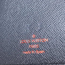LOUIS VUITTON Monogram ink Brazza Portefeuille Wallet Navy M62893 LV Auth 168041-9