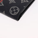 LOUIS VUITTON Monogram ink Brazza Portefeuille Wallet Navy M62893 LV Auth 168041-7