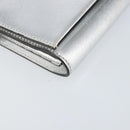 Salvatore Ferragamo Shoulder Wallet Leather 2way Silver Auth 168042-17