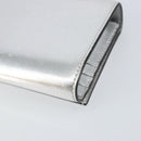 Salvatore Ferragamo Shoulder Wallet Leather 2way Silver Auth 168042-18