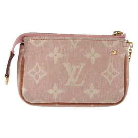 LOUIS VUITTON Monogram Jaguar Micro Pouches Coin Purse Pink M81176 Auth 168045 - 0
