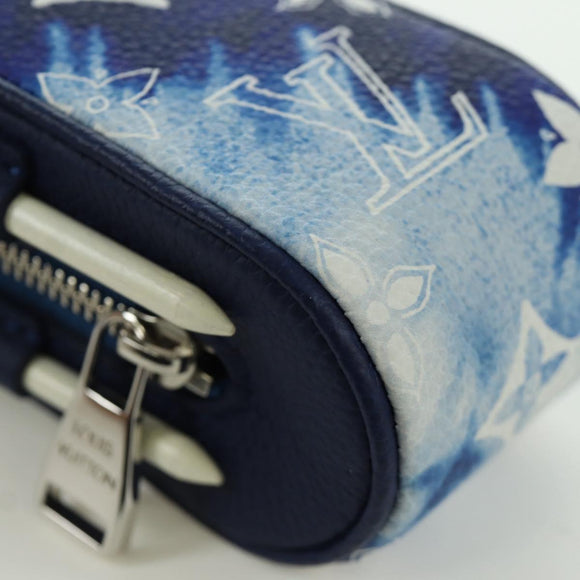 LOUIS VUITTON Bandana Golf Andrews Golf Ball Case Blue GI0768 LV Auth 168047SAM