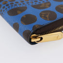 LOUIS VUITTON Monogram Yayoi Kusama Zippy Wallet Blue M60448 LV Auth 168048SAV-16