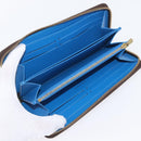 LOUIS VUITTON Monogram Yayoi Kusama Zippy Wallet Blue M60448 LV Auth 168048SAV-9