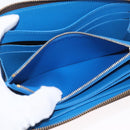 LOUIS VUITTON Monogram Yayoi Kusama Zippy Wallet Blue M60448 LV Auth 168048SAV-10