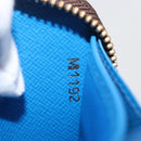 LOUIS VUITTON Monogram Yayoi Kusama Zippy Wallet Blue M60448 LV Auth 168048SAV-11