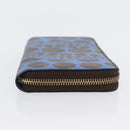 LOUIS VUITTON Monogram Yayoi Kusama Zippy Wallet Blue M60448 LV Auth 168048SAV-3