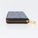LOUIS VUITTON Monogram Yayoi Kusama Zippy Wallet Blue M60448 LV Auth 168048SAV-4