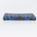 LOUIS VUITTON Monogram Yayoi Kusama Zippy Wallet Blue M60448 LV Auth 168048SAV-6