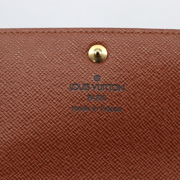 LOUIS VUITTON Graffiti Porte Monnaie Credit Wallet Orange M92190 Auth 168049SAV