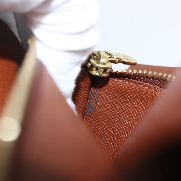 LOUIS VUITTON Graffiti Porte Monnaie Credit Wallet Orange M92190 Auth 168049SAV