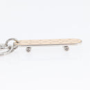 LOUIS VUITTON Porte Cres Skate Board Charm metal Beige MP3135 LV Auth 168052M-9