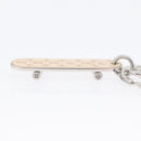 LOUIS VUITTON Porte Cres Skate Board Charm metal Beige MP3135 LV Auth 168052M-10