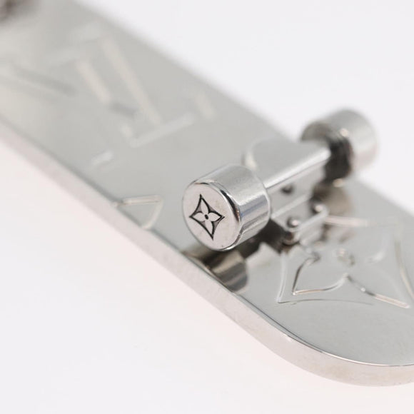LOUIS VUITTON Porte Cres Skate Board Charm metal Beige MP3135 LV Auth 168052M