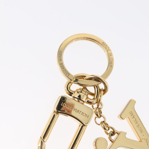 LOUIS VUITTON LV Iconic Superflat Charm metal Gold Tone M02468 LV Auth 168053SAM