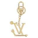 LOUIS VUITTON LV Iconic Superflat Charm metal Gold Tone M02468 LV Auth 168053SAM-6