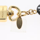 LOUIS VUITTON LV x YK Porte Cles Vivienne Charm metal Black M01145 Auth 168054SM-11