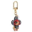 LOUIS VUITTON LV x YK Porte Cles Vivienne Charm metal Black M01145 Auth 168054SM-1