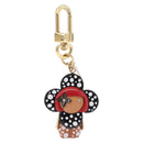 LOUIS VUITTON LV x YK Porte Cles Vivienne Charm metal Black M01145 Auth 168054SM-13