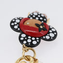 LOUIS VUITTON LV x YK Porte Cles Vivienne Charm metal Black M01145 Auth 168054SM-6