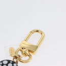 LOUIS VUITTON LV x YK Porte Cles Vivienne Charm metal Black M01145 Auth 168054SM-8