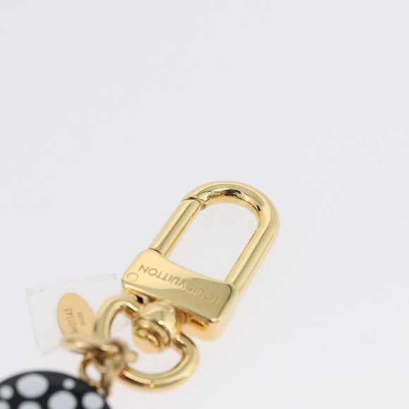 LOUIS VUITTON LV x YK Porte Cles Vivienne Charm metal Black M01145 Auth 168054SM