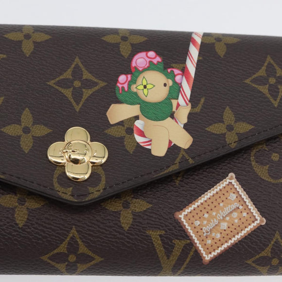 LOUIS VUITTON Monogram Vivienne Portefeuille Sarah Wallet M12207 Auth 168055SM