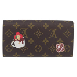 LOUIS VUITTON Monogram Vivienne Portefeuille Sarah Wallet M12207 Auth 168055SM - 0