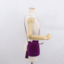 CHANEL Matelasse Chain Shoulder Bag Suede Purple Gold CC Auth 168060-22