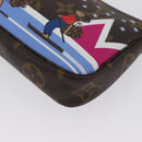LOUIS VUITTON Monogram Ski Bear Mini Pochette Accessoires Pouch M67769 168066SAM-16