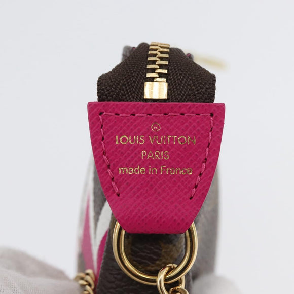 LOUIS VUITTON Monogram Ski Bear Mini Pochette Accessoires Pouch M67769 168066SAM