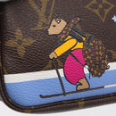 LOUIS VUITTON Monogram Ski Bear Mini Pochette Accessoires Pouch M67769 168066SAM-20