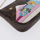 LOUIS VUITTON Monogram Vivienne Mini Pochette Accessoires M81637 Auth 168069SM-14