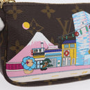 LOUIS VUITTON Monogram Vivienne Mini Pochette Accessoires M81637 Auth 168069SM-18