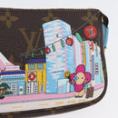 LOUIS VUITTON Monogram Vivienne Mini Pochette Accessoires M81637 Auth 168069SM-19