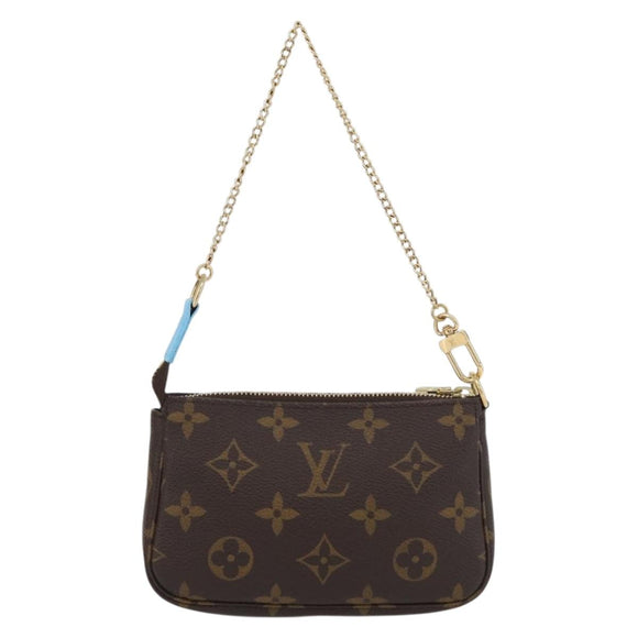 LOUIS VUITTON Monogram Vivienne Mini Pochette Accessoires M81637 Auth 168069SM