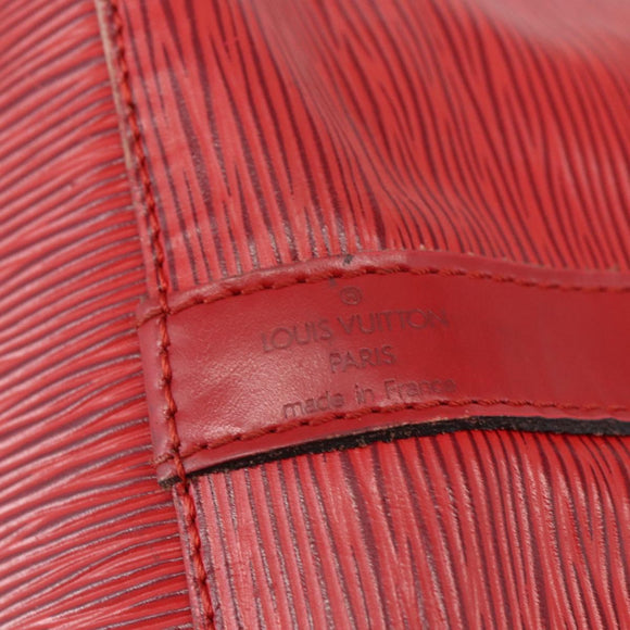 LOUIS VUITTON Epi Petit Noe Shoulder Bag Red M44107 LV Auth 168076