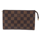 LOUIS VUITTON Damier Ebene Marais Pouch LV Auth 168080-13