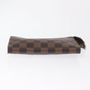 LOUIS VUITTON Damier Ebene Marais Pouch LV Auth 168080-6