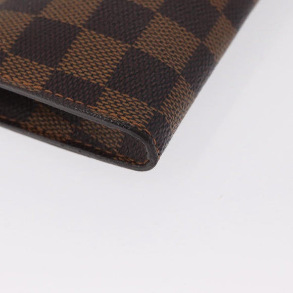 LOUIS VUITTON Damier Ebene Marais Pouch LV Auth 168080