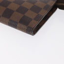 LOUIS VUITTON Damier Ebene Marais Pouch LV Auth 168080-14