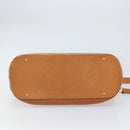 CELINE Macadam Canvas Hand Bag PVC 2way Beige Gold Auth 168082-5