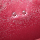 Christian Dior Trotter Canvas Shoulder Bag Red Gold Auth 168083-11
