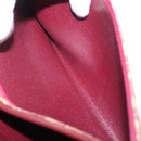 Christian Dior Trotter Canvas Shoulder Bag Red Gold Auth 168083-22