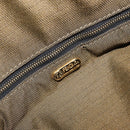 FENDI Zucca Canvas Vanity Hand Bag Black Brown Auth 168084-19