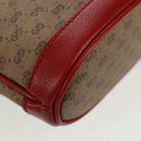 GUCCI Doraemon Micro GG Supreme Shoulder Bag PVC Beige Gold 647801 Auth 168092M-15