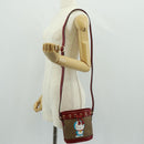 GUCCI Doraemon Micro GG Supreme Shoulder Bag PVC Beige Gold 647801 Auth 168092M-24